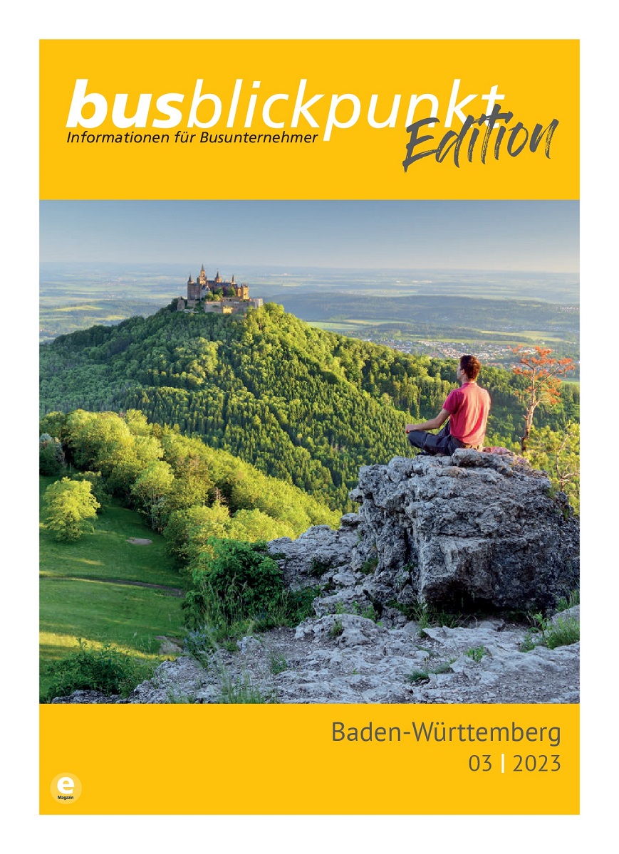 Titelbild der Edition Baden-Württemberg mit der Burg Hohenzollern